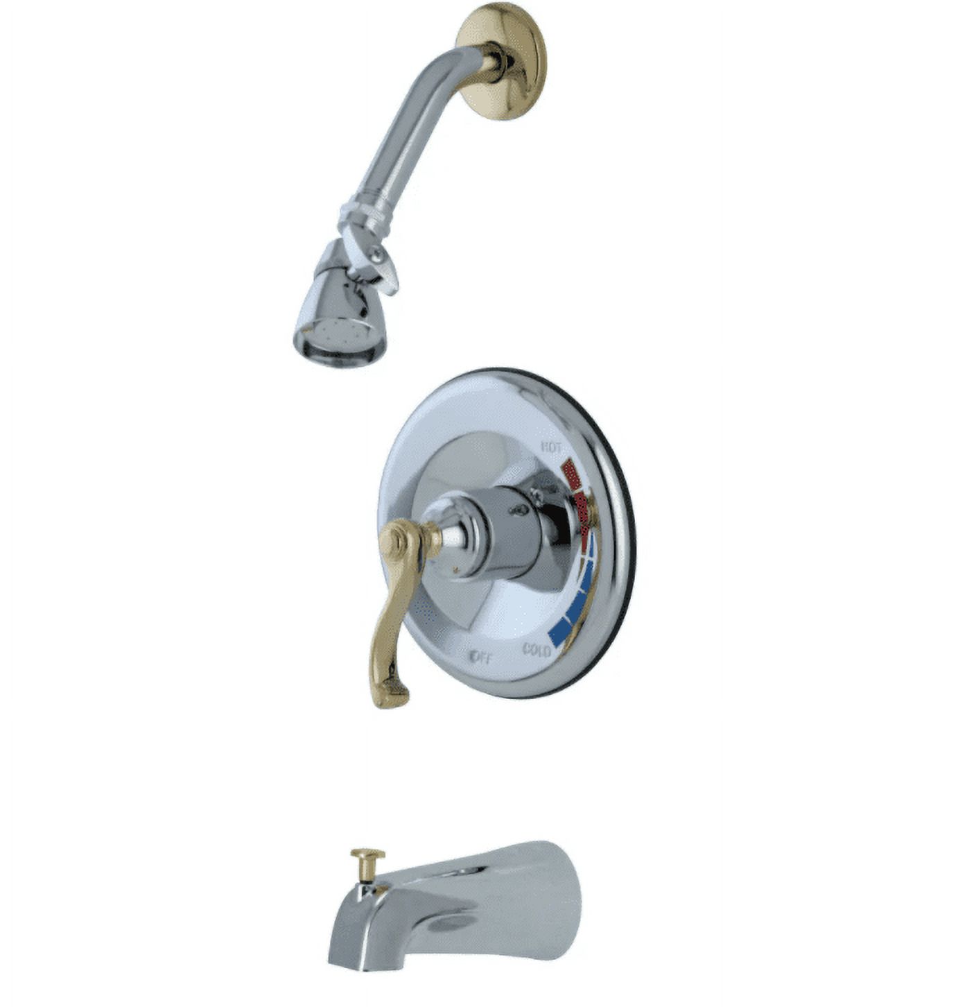 Kingston Brass Royale Tub and Shower Faucet with Valve